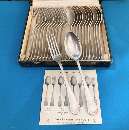 Rare large cutlery - 12,