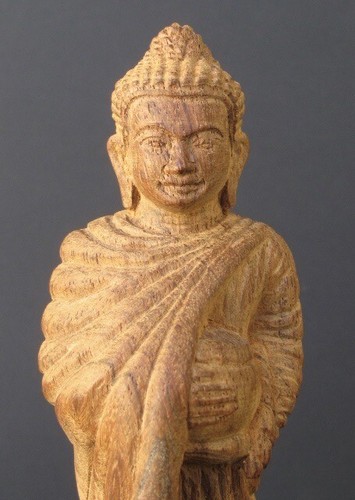Bouddha khmer bois - khmer, en