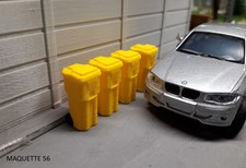 1/43 4 conteneurs jaunes à