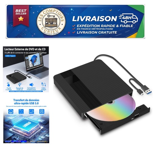 Lecteur dvd externe - cd, 3.0