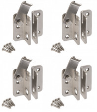 4x Serrure de Porte Inox