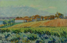 RARE  TABLEAU PEINTRE TOULOUSE