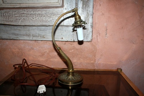 Ancien pied lampe art deco - art,