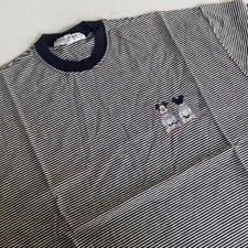 Vintage Donaldson Disney Mickey Mouse  Rare Double Embroidery 90s  Size large