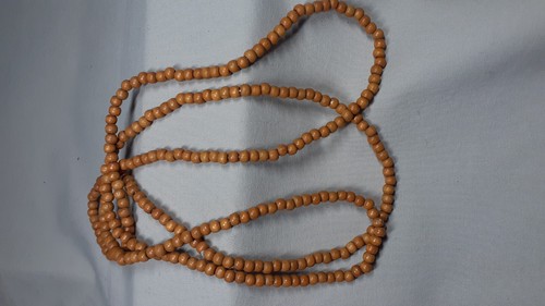 Collier petites perles bois - perles,