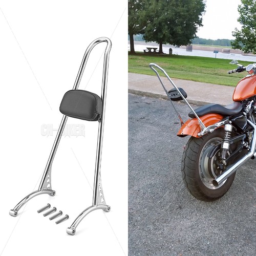 Tall passenger sissy bar - 21",