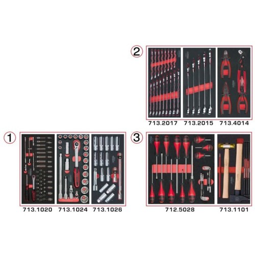 Composition outils tiroirs - d'outils, 3