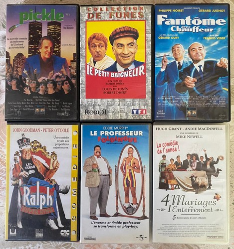 Lot cassettes vhs cultes - de,