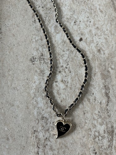 Collier chanel cœur - collier,