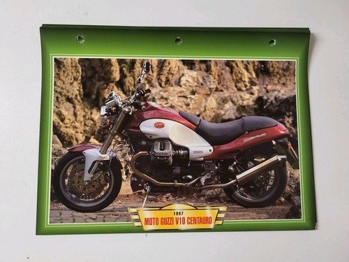 Carte fiche moto - moto, guzzi