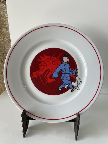 Assiette porcelaine tintin - assiette, et