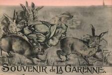CPA 92 - LA GARENNE COLOMBES (Hauts de Seine) - Souvenir de La Garenne (lapins)