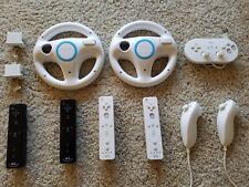 CHOOSE Nintendo Wii Items Controllers Motion Plus Wheel Remote Nunchuck Steering