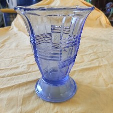 Vase Art Déco Bleu Parfait