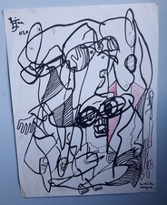 feutres Art brut " le cri du