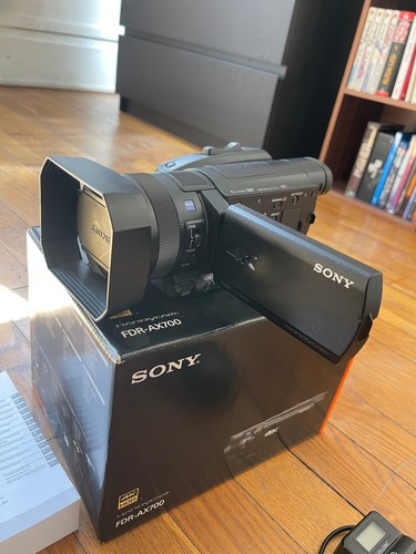Camera sony hdr fdr ax700 - camera, 4k