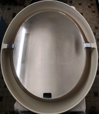 Ancien Miroir Éclairant  Et Pivotant Année 70 Vintage ( Réf : Hang )