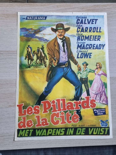 Affiche ancienne cinéma belge