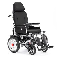Fauteuil roulant électrique pliable léger 12Ah 2x250W assise 56cm