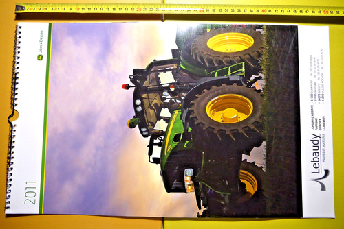 Calendrier tracteurs grands