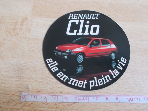 Autocollant renault clio - autocollant,