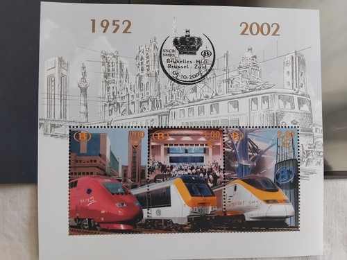 Sncb chemin fer belge 1952 - fer,