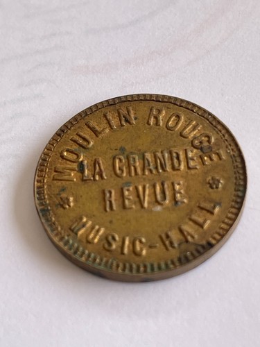 Jeton moulin rouge - du, carte