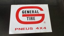 big sticker vintage tires General pull 4X4 20 cm / 15 cm