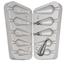 Moule à plomb poire 20-30-40-50-60g  -Livraison gratuite- PAWIS PECHE(F114)