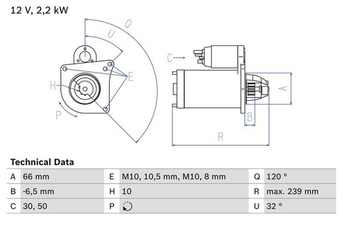Starter bosch for nissan - for,