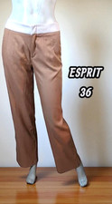 Valeur 70 € Esprit Taille 36 Neuf Superbe pantalon femme beige rose