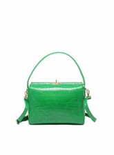 Sac à main effet crocodile