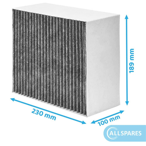 Allspares filtre charbon 2 - à, (2
