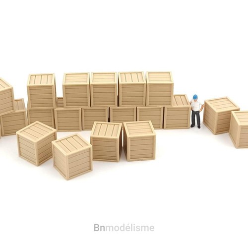 Lot caisses cubiques - ho,