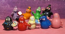 BARBAPAPA FIGURES VINTAGE ANTIQUE PVC FIGURES 9 CHARACTERS RARE 70s RARE