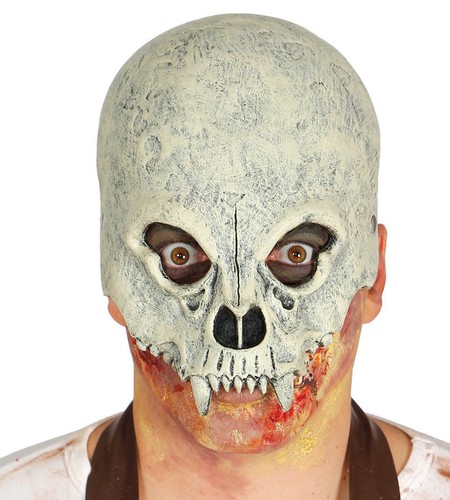 Demi vampire crâne masque - crâne,