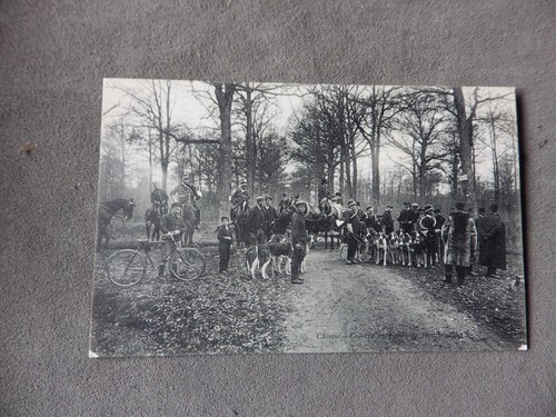 Cpa chasse courre - chasse, en