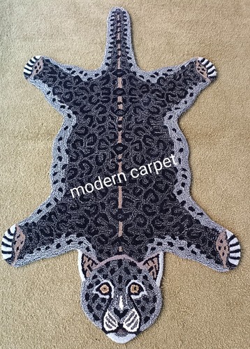 Tapis léopard 3x5 - , pieds