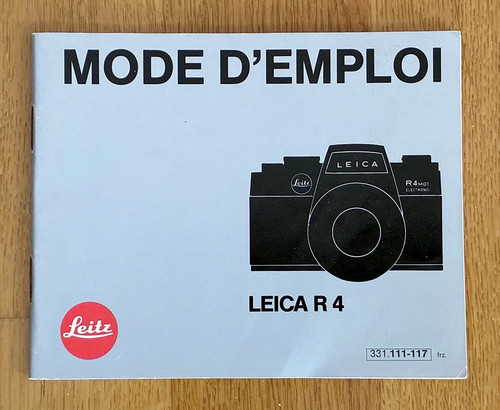 Leica mode d emploi en - -, d'emploi
