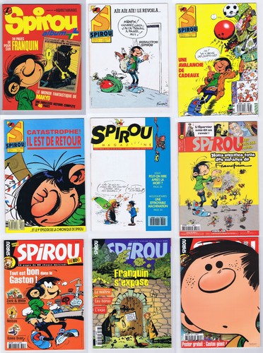 Lot magazines spirou couv - magazines,