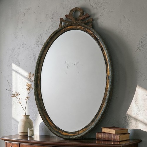 Miroir ancien bois doré - miroir,