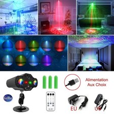 Projecteur à Tête OVNI UFO Lumière de Scène Effets Spéciaux Laser Motif Spot RGB