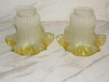 ancien abat-jour en verre