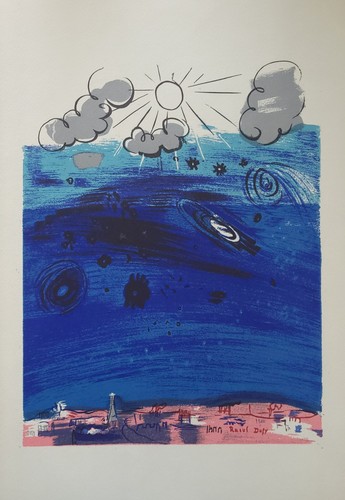 Lithographie raoul dufy - lithographie,