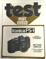 KONICA FS-1  Test PHOT ARGUS étude complète 28 pages 1980