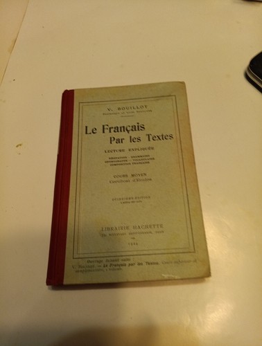Livre scolaire ancien - livre,