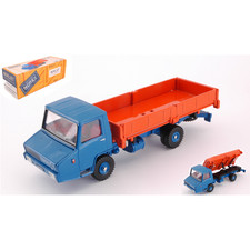 BERLIET STRADAIR BENNE BASCULANTE LATERALE 1965 ORANGE & BLUE 1:43 Norev Camion 
