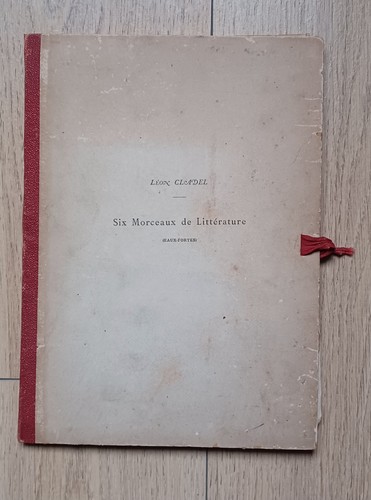Léon cladel six morceaux - :, de
