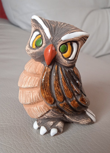 Chouette hibou résine lourde - chouette,