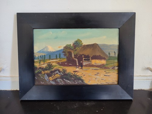 Huile sur toile paysage - sur,